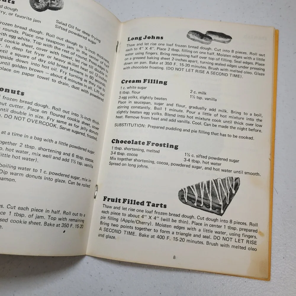 How to Use Frozen Bread Dough Vintage 1977 Cookbook Kit-an-Kaboodle Budget